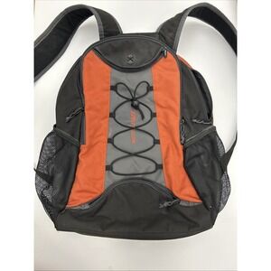 Targus Backpack Bookbag Black/Burnt‎ Orange SKU 1717